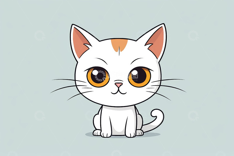 高清大图下载【趣麦麦图】可爱卡通猫咪形象
