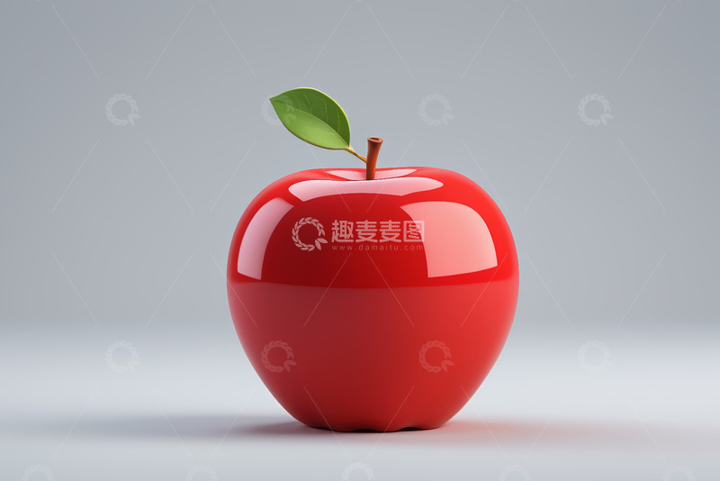 高清大图下载【趣麦麦图】红色苹果特写