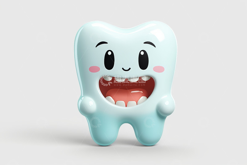 高清大图下载【趣麦麦图】卡通牙齿形象展示