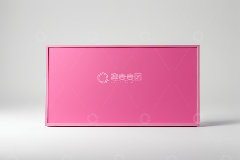 高清大图下载【趣麦麦图】粉色矩形框展示素材