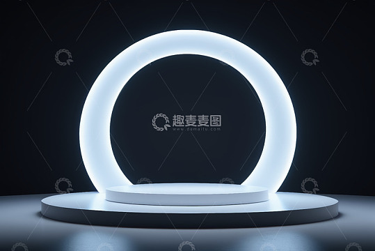 发光环形展示台