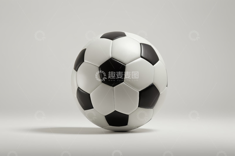 高清大图下载【趣麦麦图】黑白足球特写