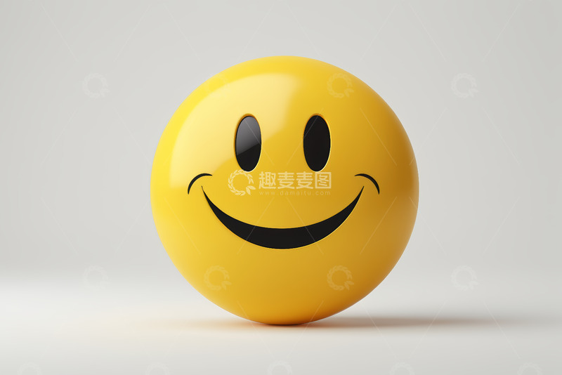 高清大图下载【趣麦麦图】黄色笑脸表情符号