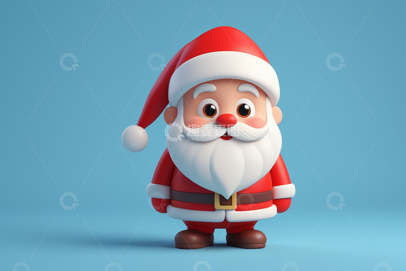 高清大图下载【趣麦麦图】卡通圣诞老人形象素材