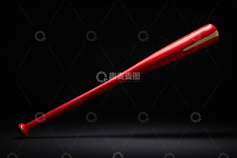 高清大图下载【趣麦麦图】红色棒球棒特写