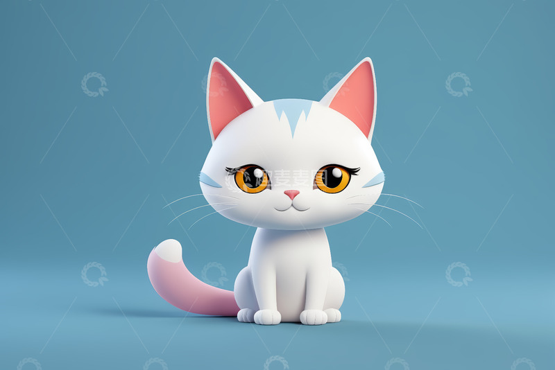 高清大图下载【趣麦麦图】可爱卡通猫咪形象素材