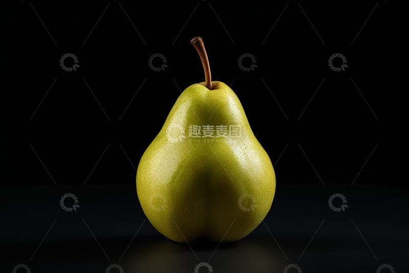 高清大图下载【趣麦麦图】单个青梨特写