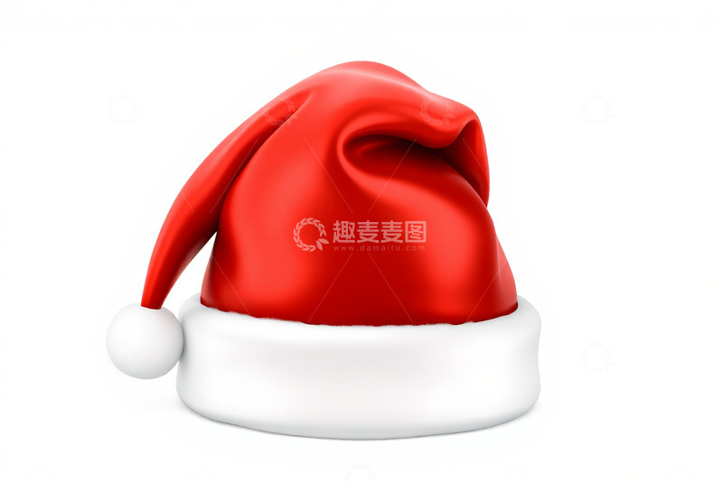 高清大图下载【趣麦麦图】红色圣诞老人帽子