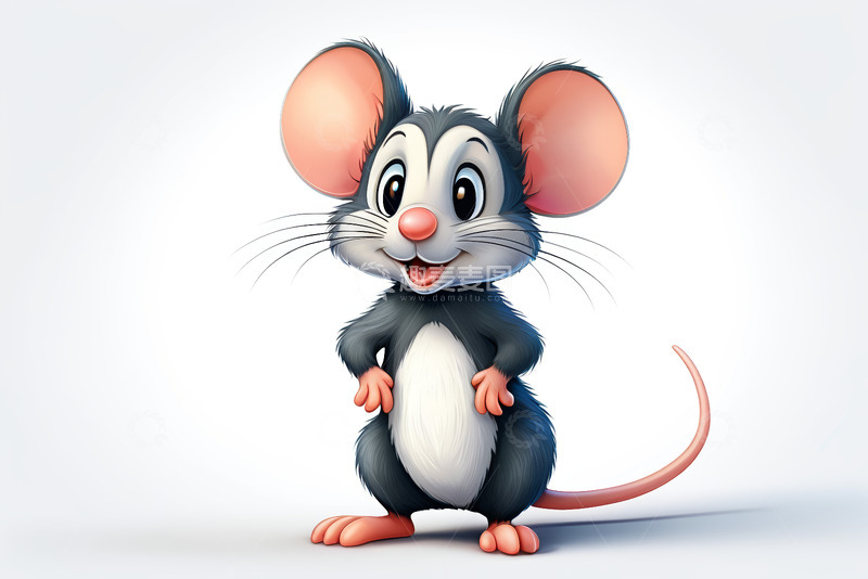 高清大图下载【趣麦麦图】可爱卡通老鼠形象素材