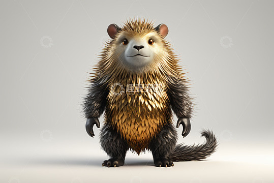 卡通刺猬角色形象