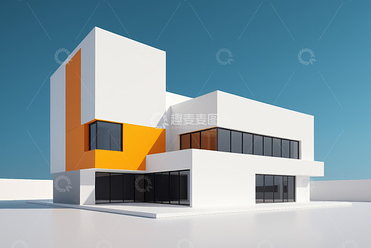 现代简约风格建筑外观