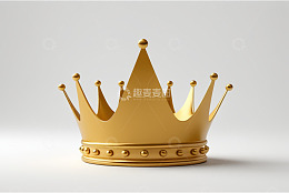 金色皇冠特写素材
