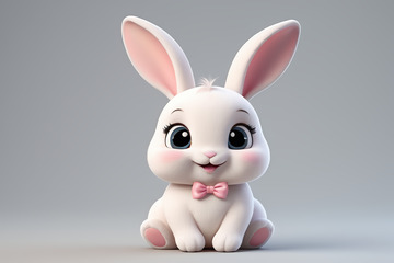 可爱卡通兔子形象素材