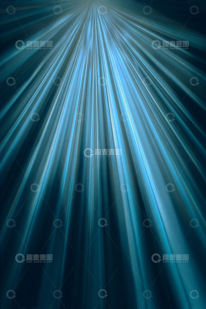 高清大图下载【趣麦麦图】放射状蓝光里的梦幻空间氛围