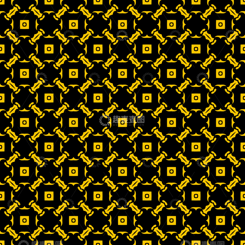 源文件下载【趣麦麦图】黄黑几何花纹背景图681
