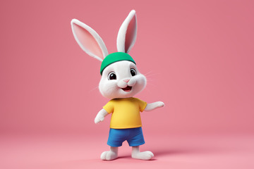 卡通兔子形象素材