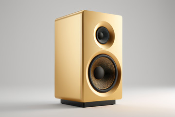金色扬声器产品展示