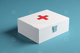 白色红十字急救箱