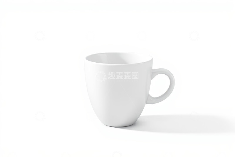 高清大图下载【趣麦麦图】白色空杯子特写
