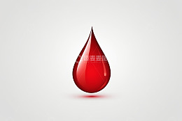 红色血液滴图标素材