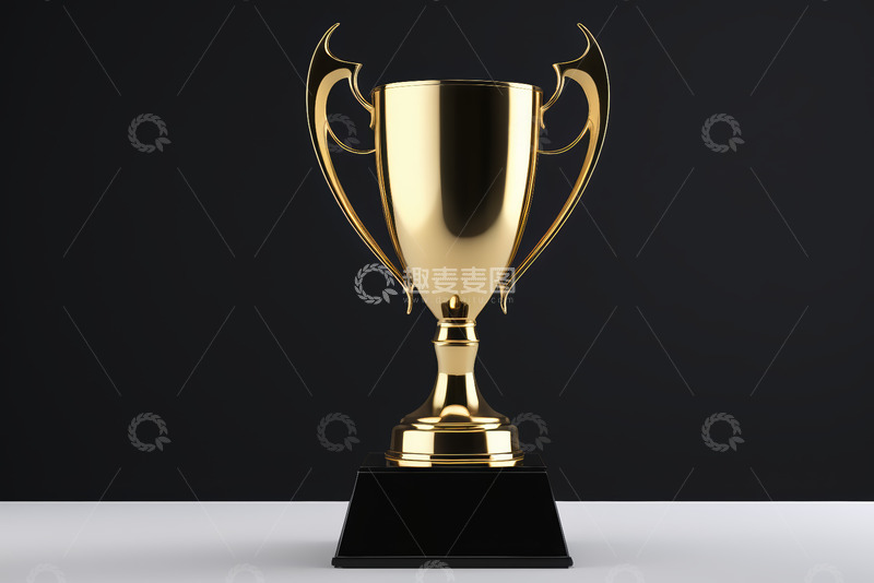 高清大图下载【趣麦麦图】金色奖杯特写