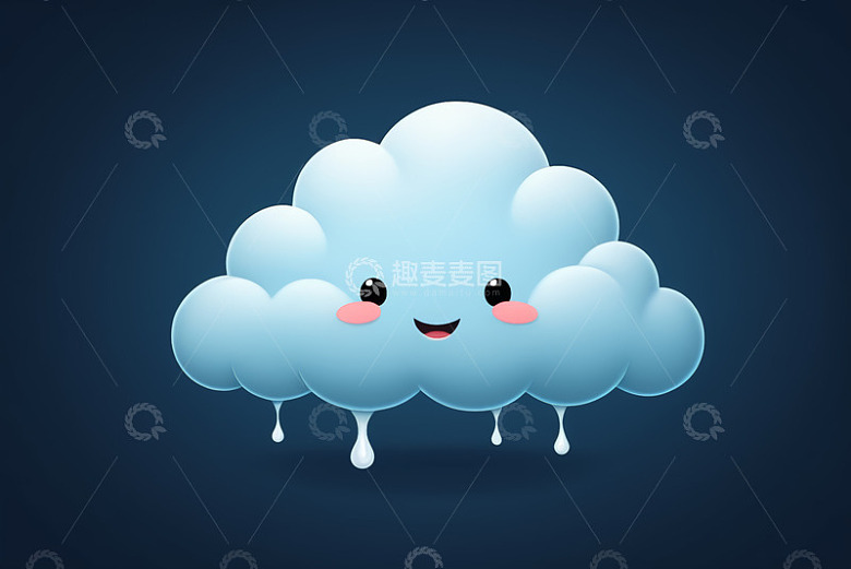 卡通云朵形象素材