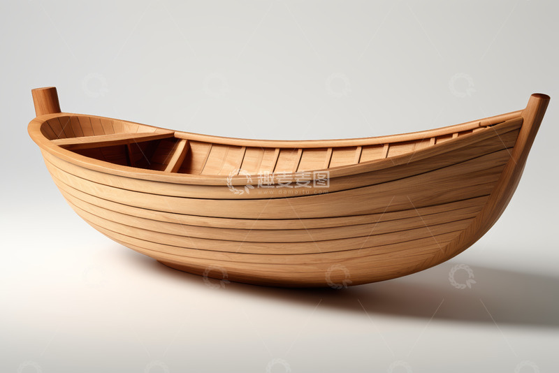 高清大图下载【趣麦麦图】木质小船特写素材