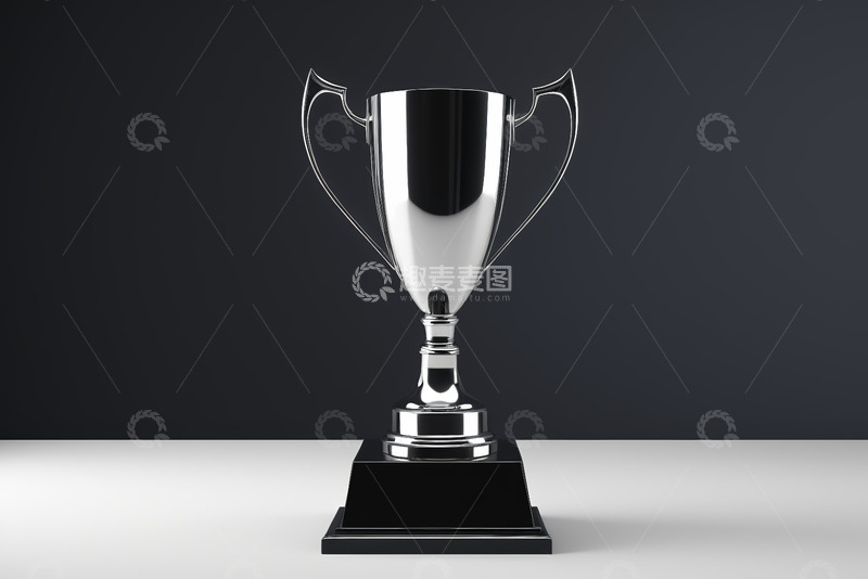 高清大图下载【趣麦麦图】金属奖杯特写