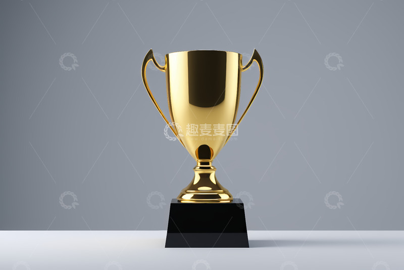 高清大图下载【趣麦麦图】金色奖杯特写