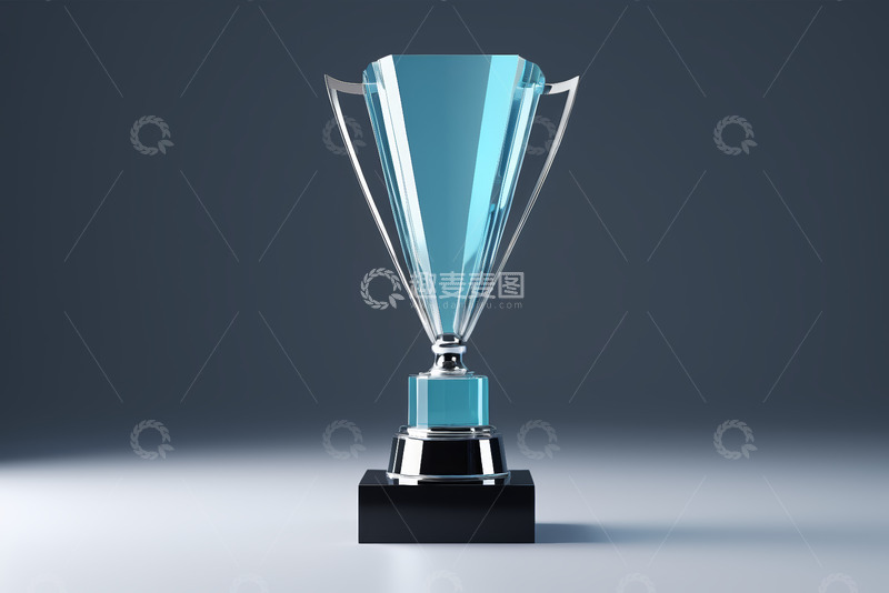 高清大图下载【趣麦麦图】透明奖杯特写