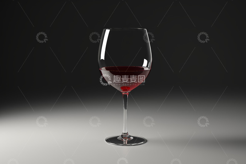 高清大图下载【趣麦麦图】高脚杯中的红葡萄酒