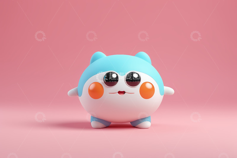 高清大图下载【趣麦麦图】可爱卡通角色3D形象