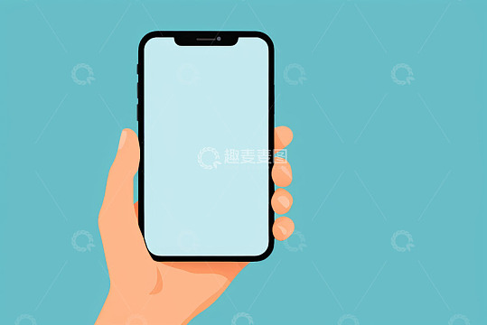 手持智能手机画面