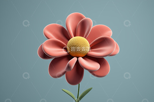 粉色花朵特写