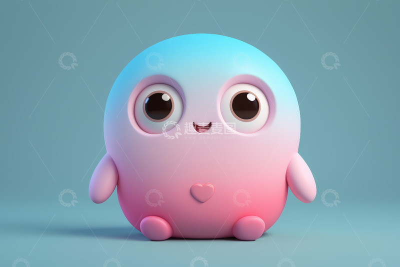 高清大图下载【趣麦麦图】可爱卡通小生物形象素材