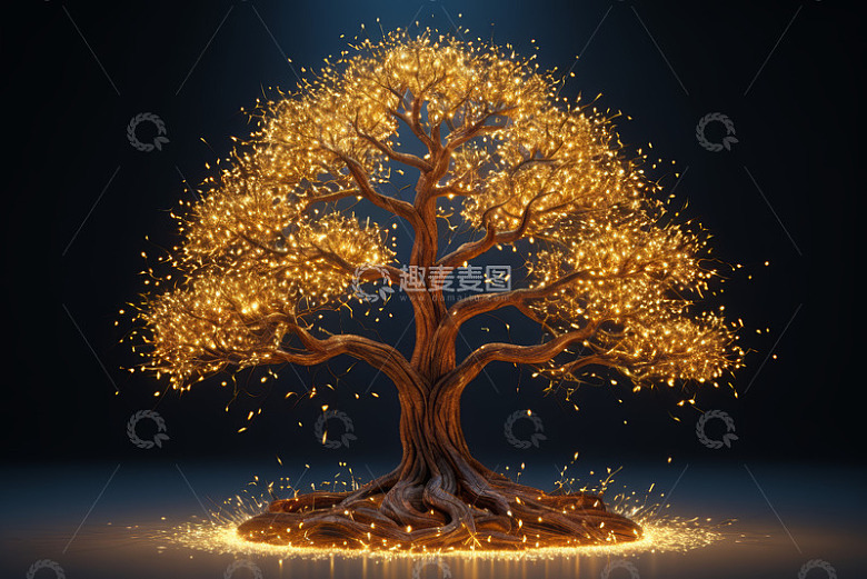 发光金树动画素材