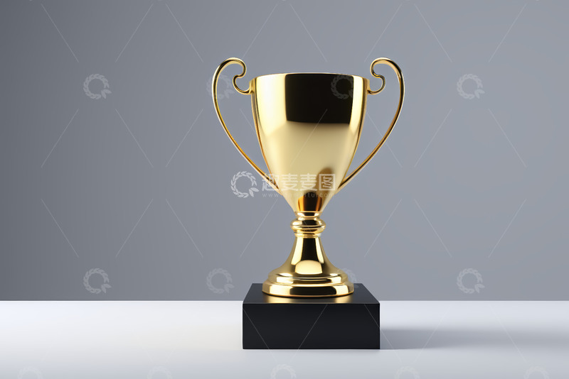 高清大图下载【趣麦麦图】金色奖杯特写