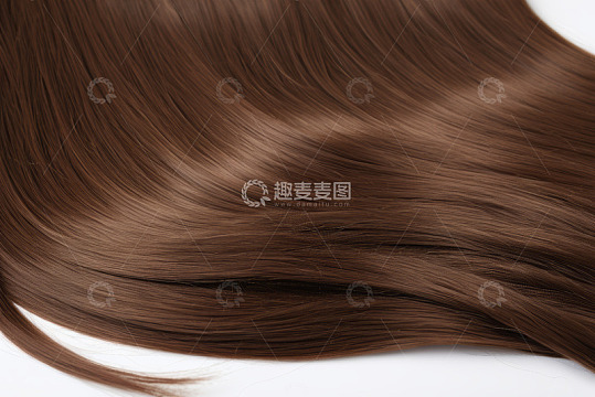 柔顺棕色长发素材