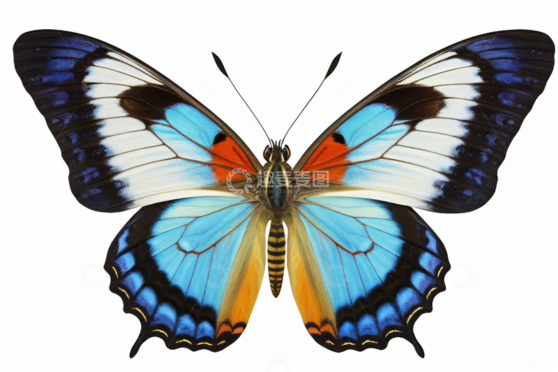 高清大图下载【趣麦麦图】彩色蝴蝶微距特写