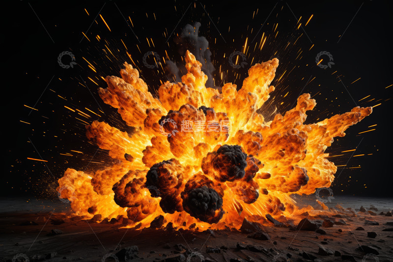 高清大图下载【趣麦麦图】震撼爆炸特效画面