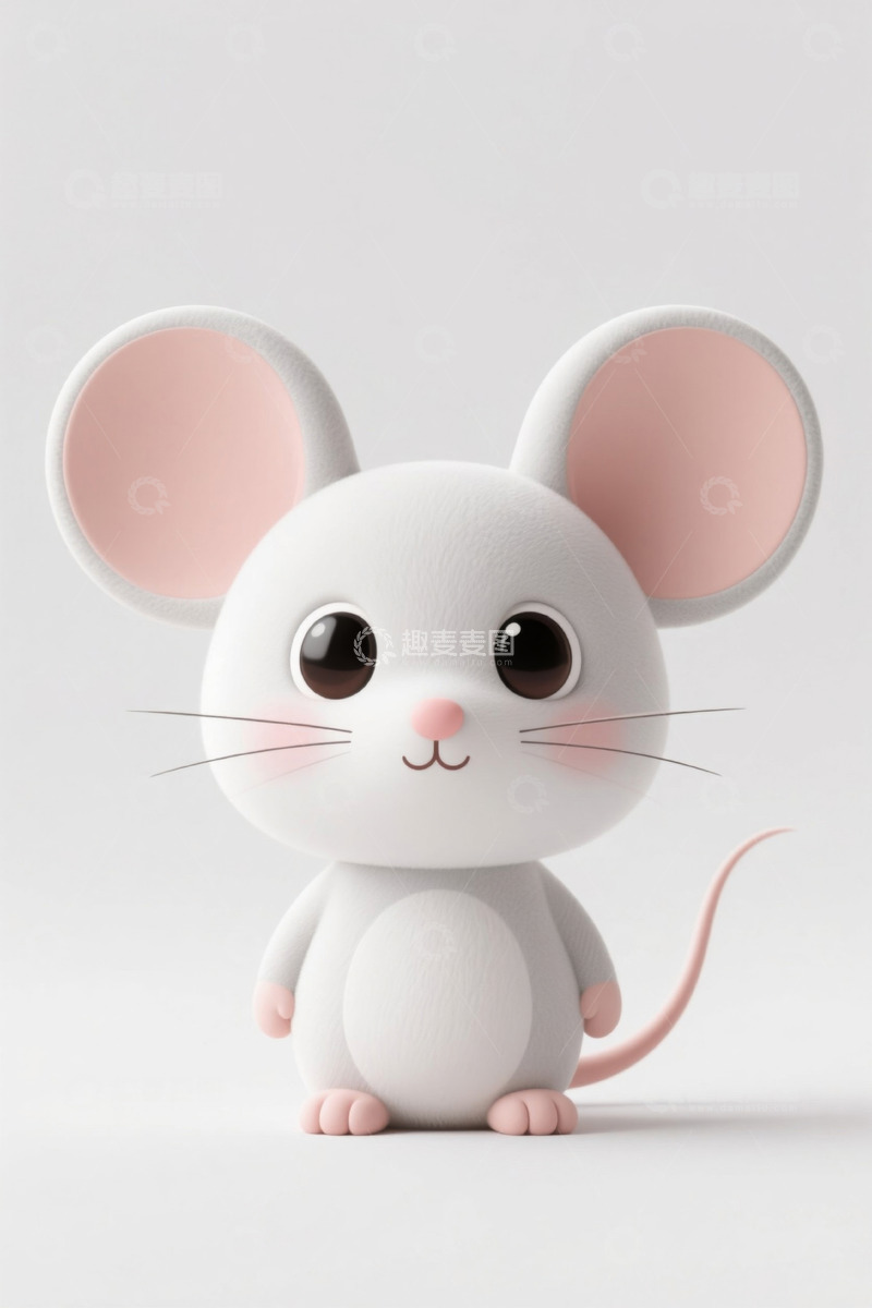高清大图下载【趣麦麦图】可爱卡通小老鼠形象
