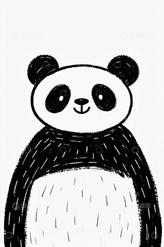 卡通熊猫形象素材