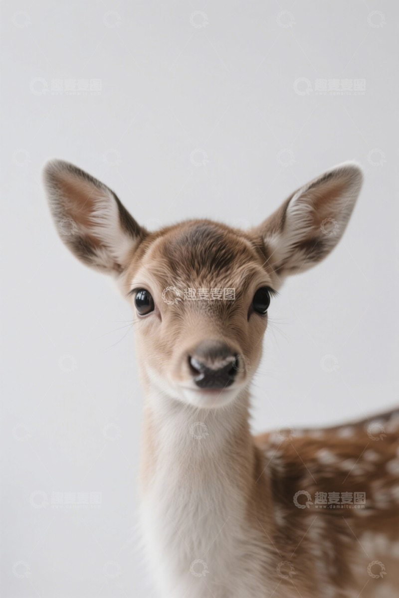 高清大图下载【趣麦麦图】小鹿特写素材
