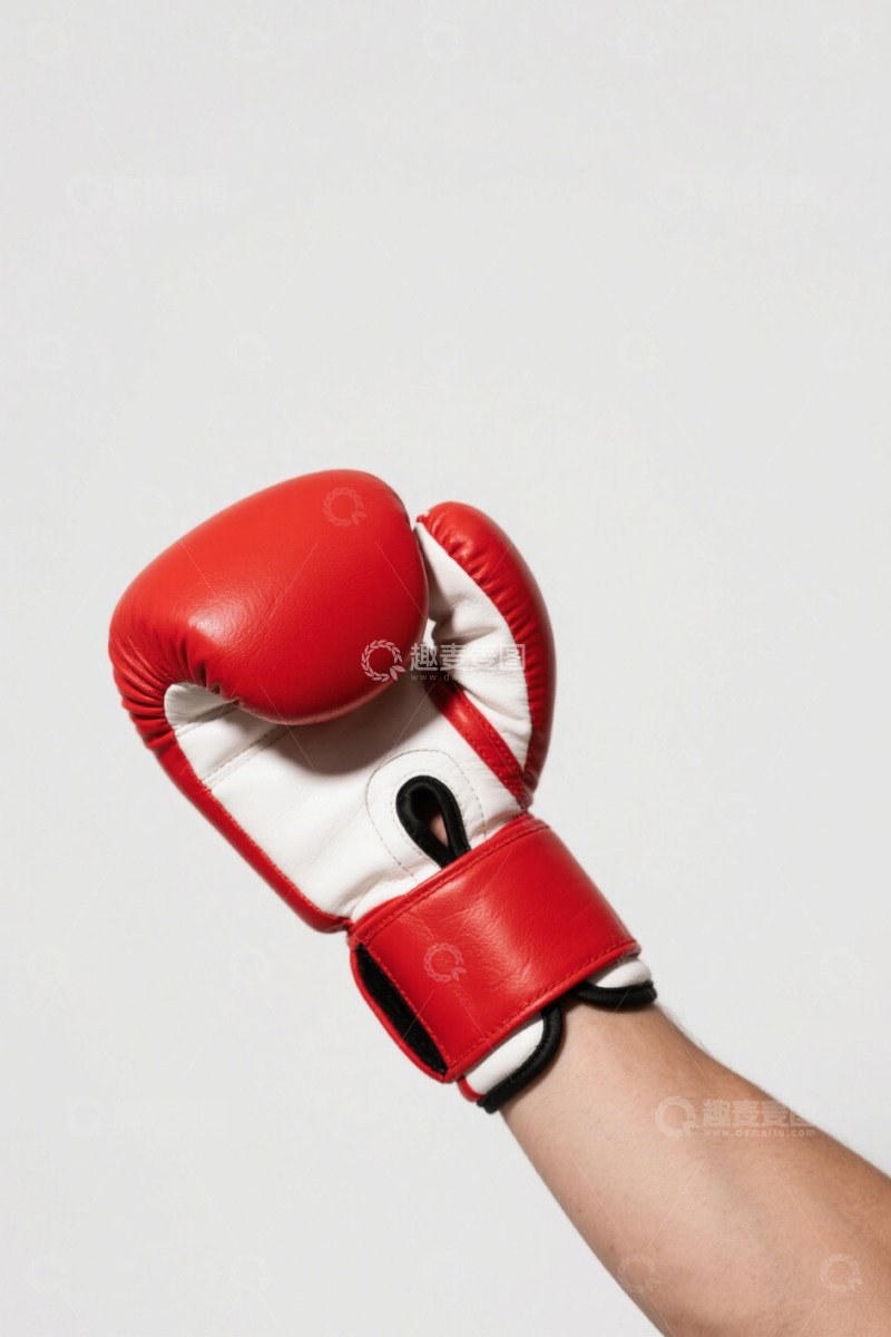 高清大图下载【趣麦麦图】红色拳击手套特写