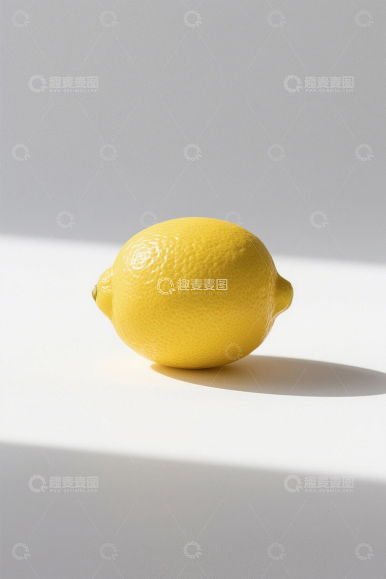 黄色柠檬静物特写
