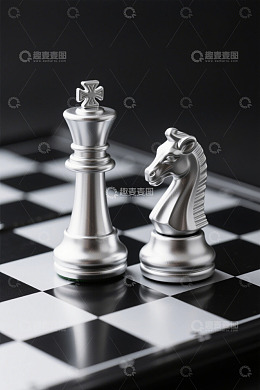 国际象棋棋子特写