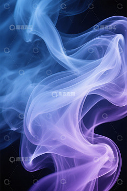 彩色烟雾流动抽象背景素材