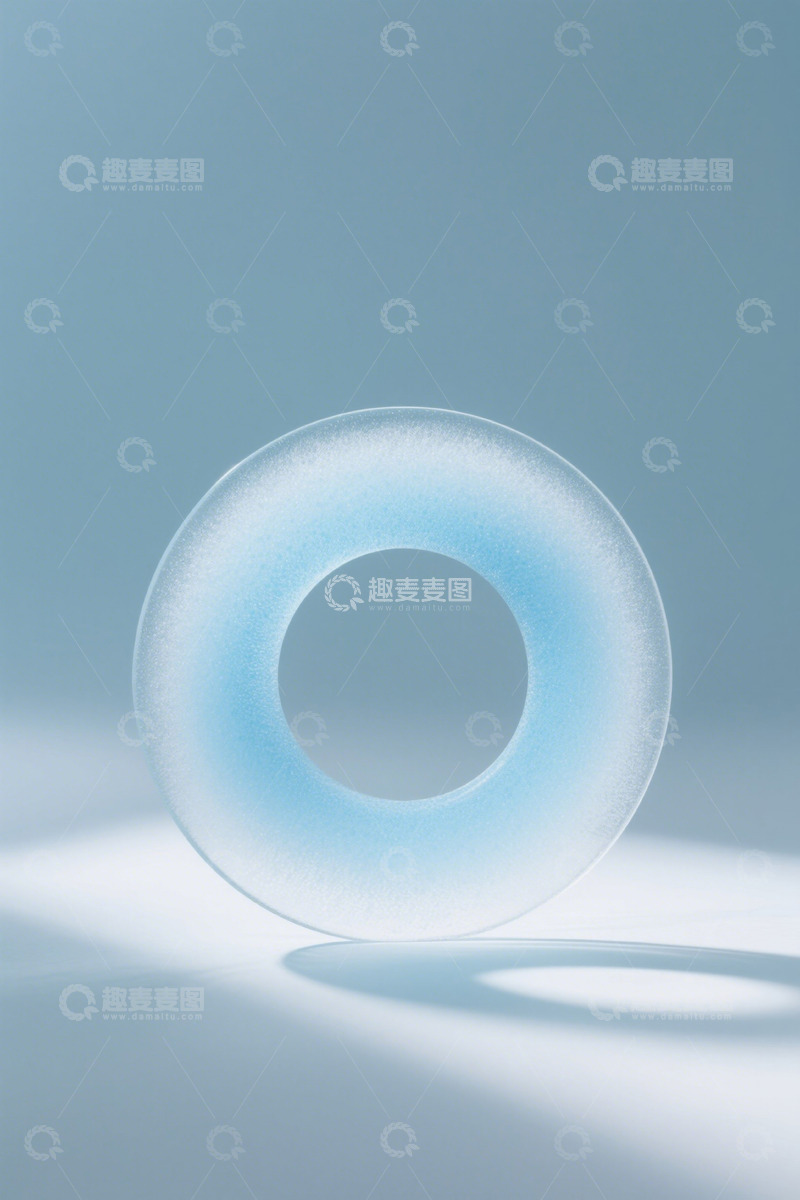 高清大图下载【趣麦麦图】白色背景透明圆形物品特写