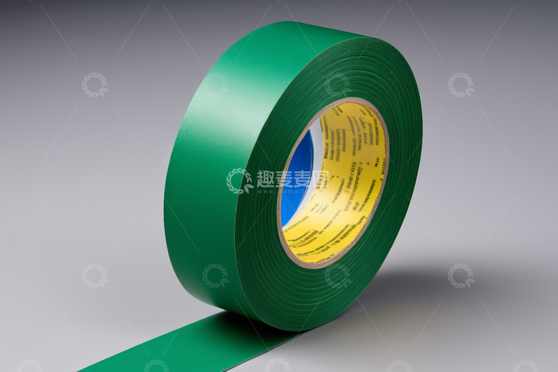 高清大图下载【趣麦麦图】绿色胶带特写素材