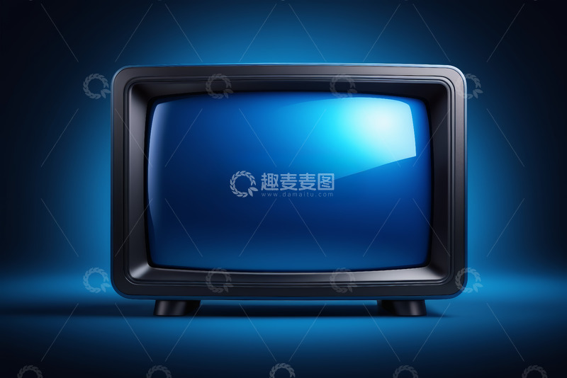 高清大图下载【趣麦麦图】复古电视机特写